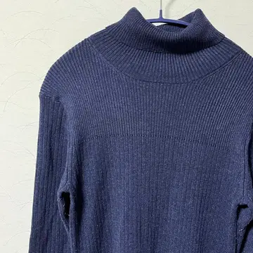 [ nano universe ] 나노 유니버스 니트 원피스 네이비 36