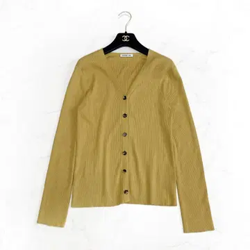 Deuxieme Classe RIB V넥 가디건 손세탁 가능