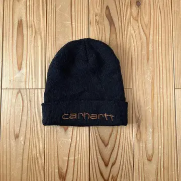 Carhartt 블랙 니트 모자