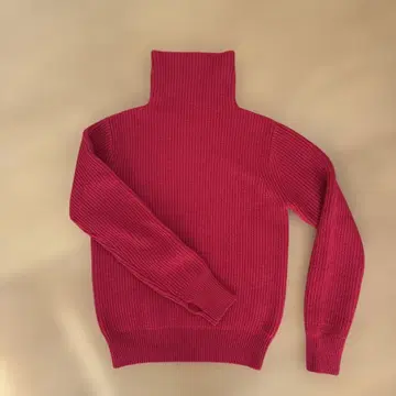 BEAMS BOY 빨간색 리브 스웨터