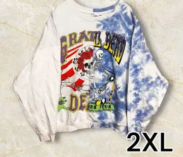 GRATEFUL DEAD 타이다이 패턴 트레이닝복 2XL