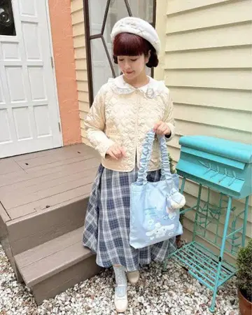 [ 새상품 ] 아오키 미사코 시마무라 산리오 퀼팅 자켓 L