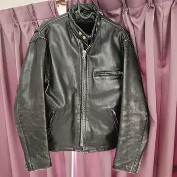 Schott 싱글 라이더 블랙 38