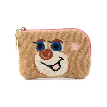 미사용 새상품 페이 라브라리 도업테디걸 L자 파우치