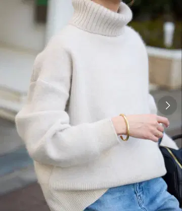 이에나 IENA 아이보리 터틀넥 스웨터