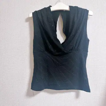 M collection 블랙 슬리브리스 상의 M 사이즈