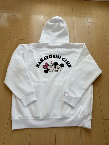 디즈니 NAKAYOSHI 클럽 후드 부착 후드티
