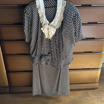 Pink House 물방울 패턴 셋업