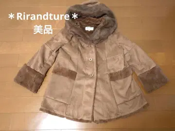 새상품급*Rirandture*무스탕 코트*브라운*사이즈 2*아우터*퍼