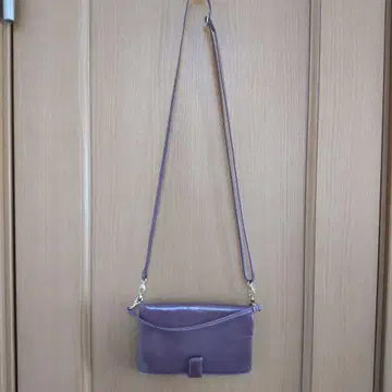 퍼플 숄더백