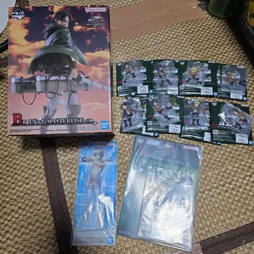 진격의 거인 제일복권 B상 리바이 피규어 C상.D상.H상 컴프 세트!