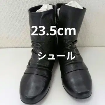 슈르 숏부츠 사이드 지퍼 부착 블랙 [ 23.5 ]