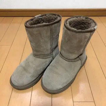 EMU 그레이 미들컷 어그 부츠