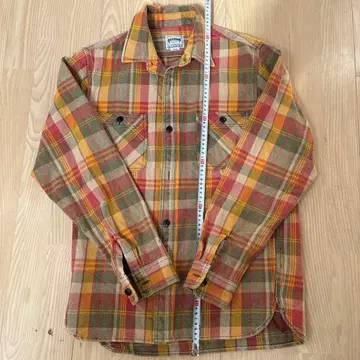 휴스턴 HOUSTON 워크 셔츠 빈티지 워시 가공 긴팔 셔츠