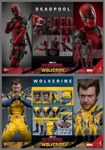 [ 핫토이즈 ] 데드풀 / 울버린 [ 보너스 액세서리 포함 ]