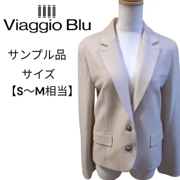 비아지오 블루 테일러드 자켓 자켓 샘플 S~M 상당