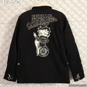 인디언 모토사이클 보아 자켓 베티  부프 Betty Boop