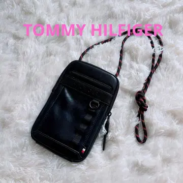 타미힐피거 TOMMY HILFIGER 컬러 코드폰 백 블랙