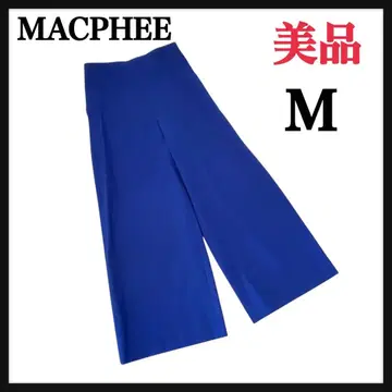 새상품급 MACPHEE 맥피 세미 와이드 크롭 팬츠 36 M