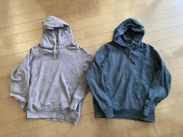 유니클로 남성용 후드티 L 2벌 세트 블랙&그레이 UNIQLO 맨투맨