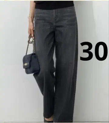 23구 DENIM 스트레치 와이드 팬츠 30
