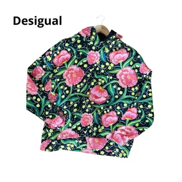 desigual 꽃무늬 후드티 S 사이즈