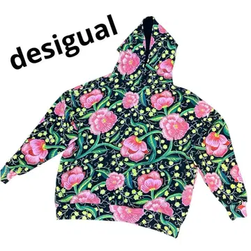 desigual 꽃무늬 후드티 후디 S 사이즈