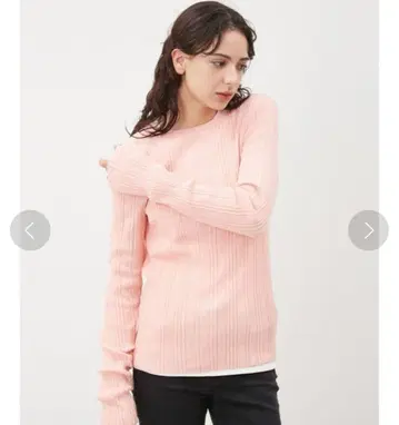 Mila owen 레이어드 랜덤 리브 니트 SET