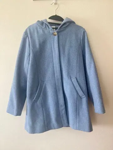 Enka sopo 스카이블루 코트 울 자켓 겨울용