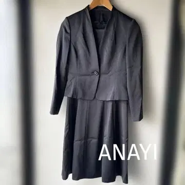 ANAYI 블랙 원피스 수트 포멀