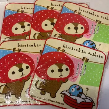 키레이즈킨 생활 산엑스 손수건 5장 세트