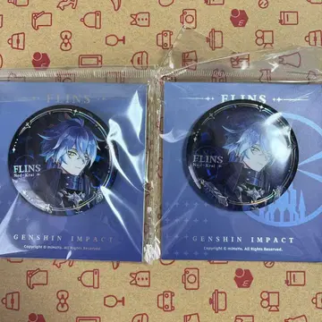 [원신] 플린즈 캔뱃지 월인귀도 시리즈 공식 정품 2개
