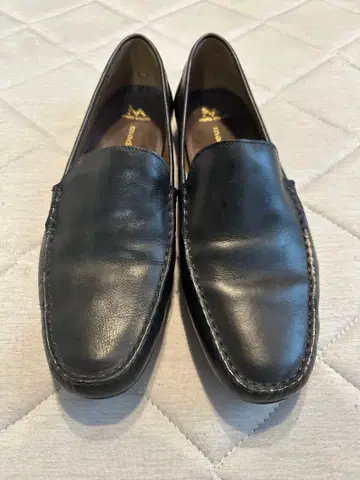 madras 블랙 가죽 로퍼