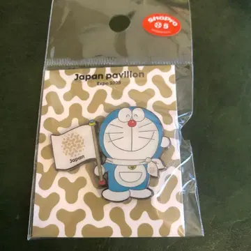 일본관 도라에몽 핀 배지 만박 EXPO