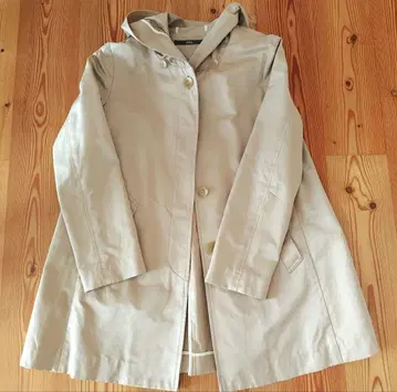 이에나 스프링 코트 후드 부착