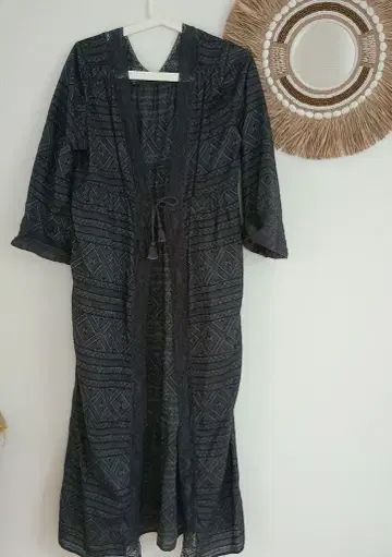 블랙 레이스 겉옷