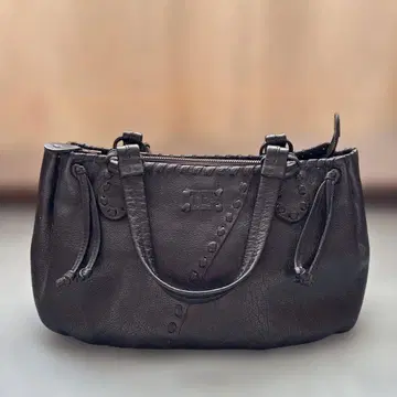 [ 컨디션 최상 ] IBIZA 스터드 장식 블랙 핸드백