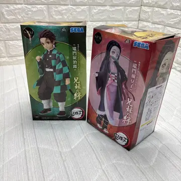 SEGA 카마도 탄지로 네즈코 피규어 세트 개봉 전시품 2개