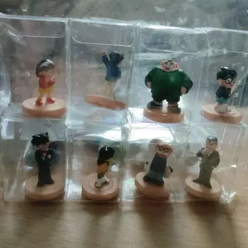 코난 캐릭터 피규어 스탬프 8개 세트