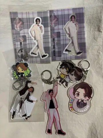 초특급 타카시 아크릴 스탠드 키링 세트