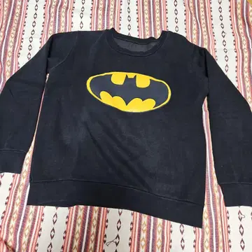 배트맨 로고 맨투맨 블랙