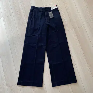 택 포함 새상품 유니클로 와이드 트라우저진즈 XL 네이비