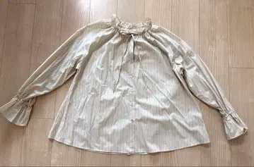 SLOBE iENA 스트라이프 블라우스 긴팔