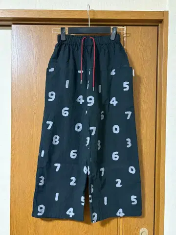 BIKE SOUSOU 이세목화 스텟테코 S 사이즈 블랙 숫자 와이드