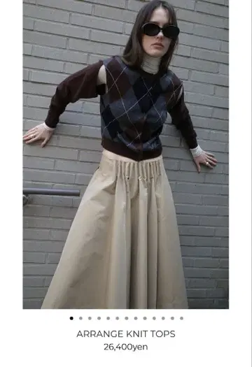 CLANE ARRANGE KNIT TOPS 사이즈 2