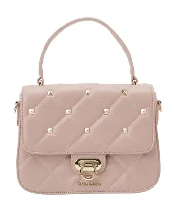 Rose Muse 퀼팅 숄더백 (핑크)