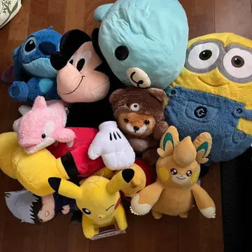 봉제 인형 세트 미니 미니언 스티치 미키 등 파란 물범은 없습니다