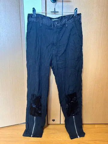 츠모리치사토 캐주얼 팬츠 지퍼 포함