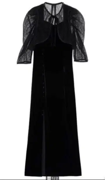 미사용 새상품 스나이델 레이스 볼레로 레이어드 타이트 슬릿 원피스