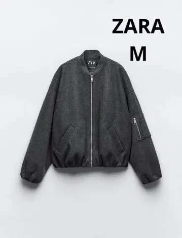 다크 그레이 봄버 자켓 ZW COLLECTION